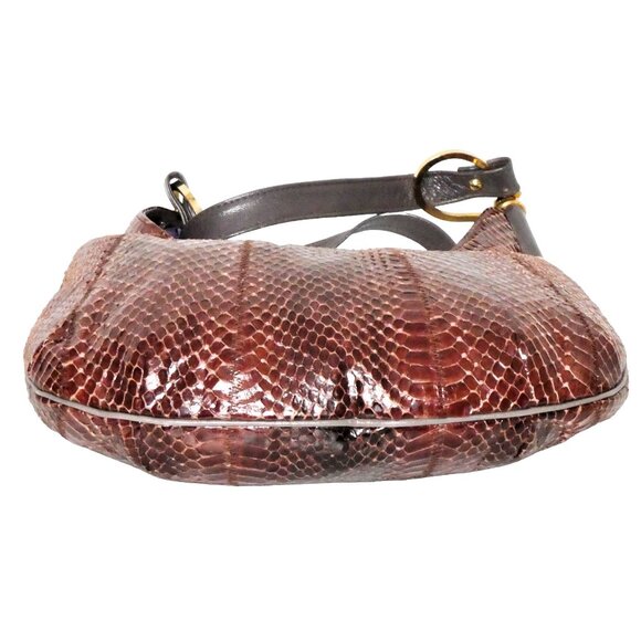 Vintage La Maroquinerie de Florence Moon Snake Leather Bag - Picture 10 of 10